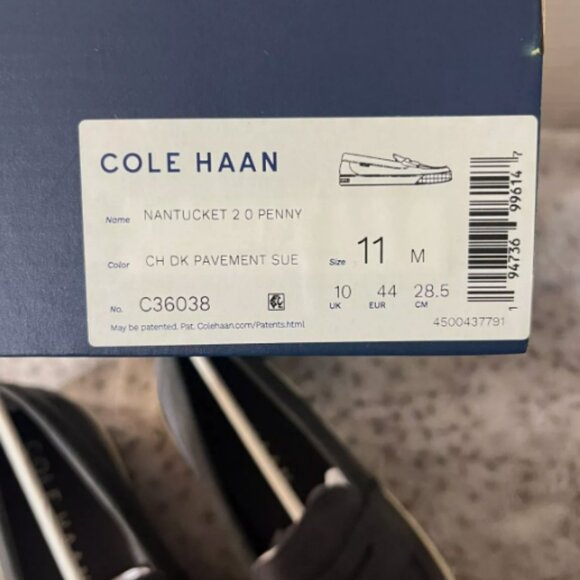 Cole Haan Nantucket Penny Loafer /Dark Pavement MSRP$190 Breathable &Super Comfy main image 6